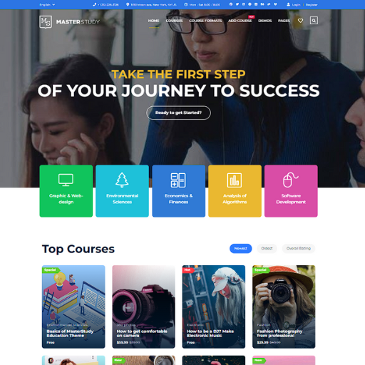 Website E-Learning Mastertudy